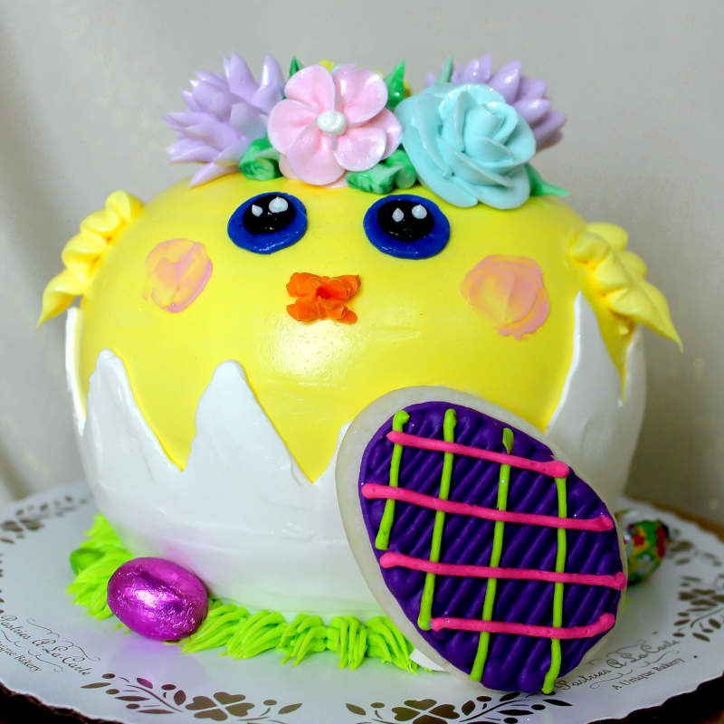 3D Chick Cake