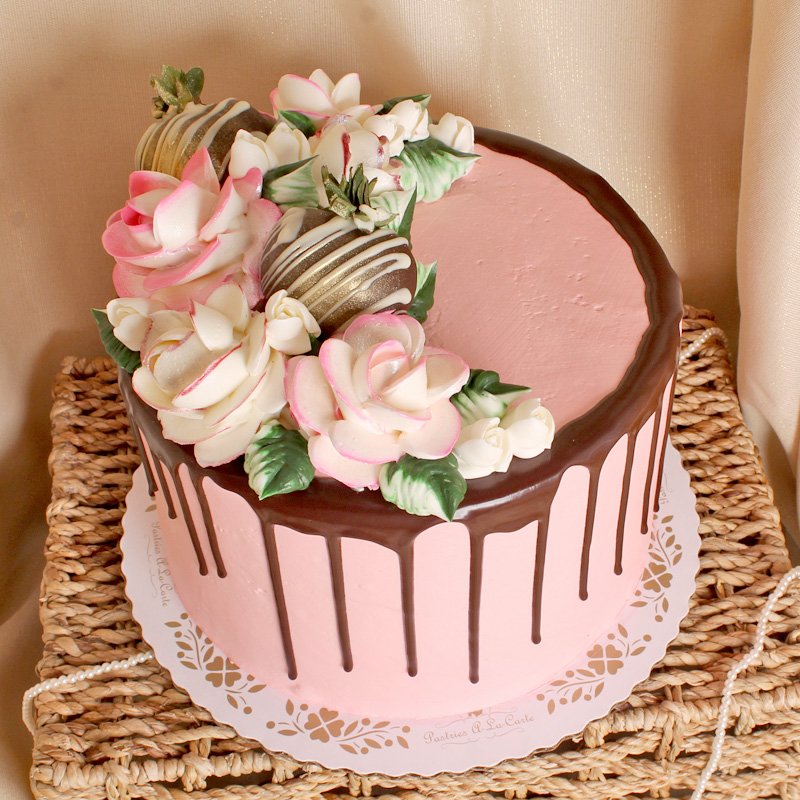 Chocolate Covered Strawberry Symphony Cake