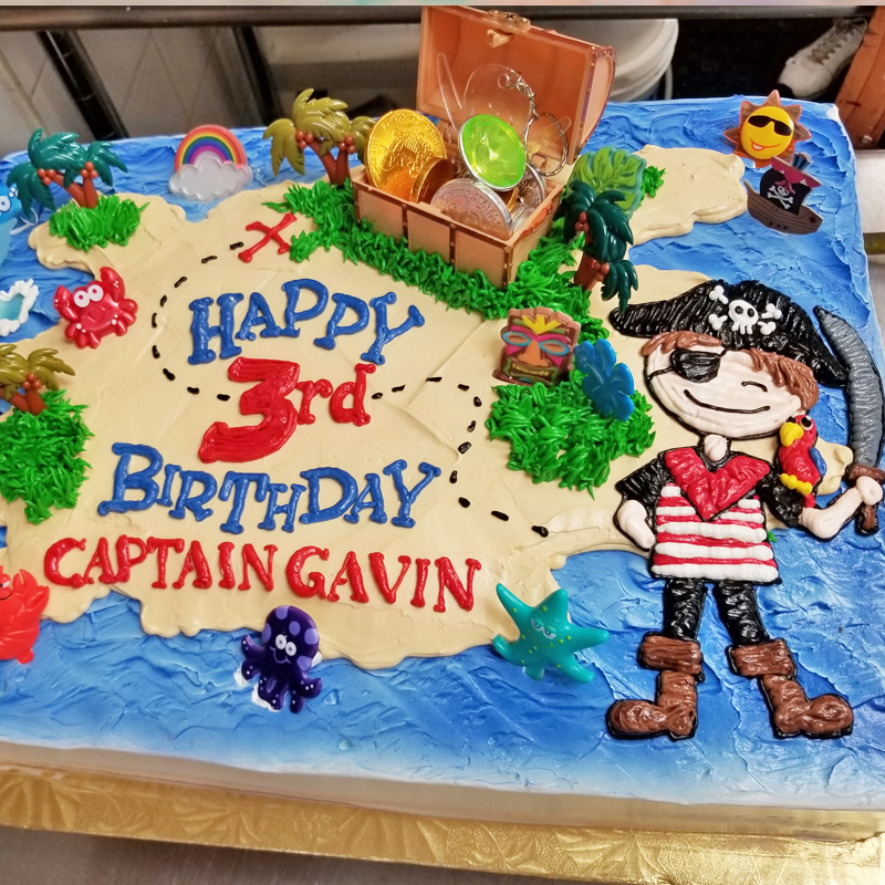Pirate Adventure Themed Cake