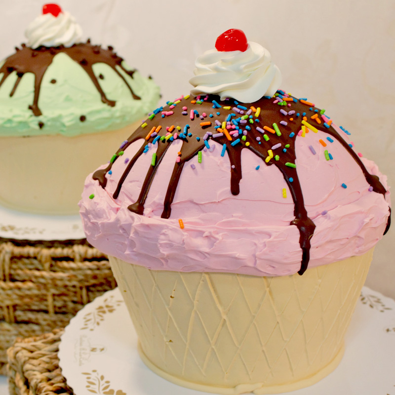 Ice Cream Bowl Cake