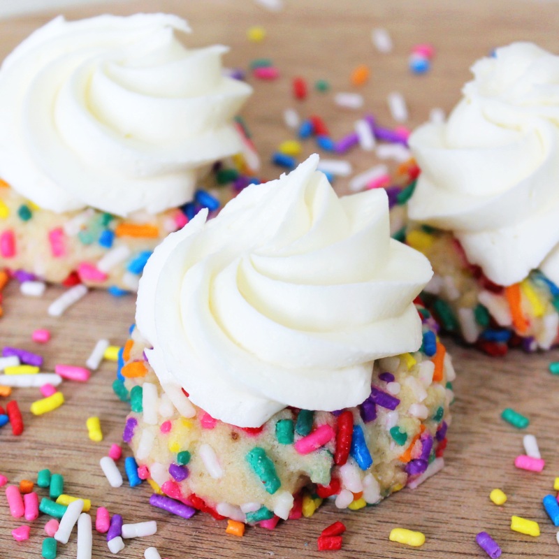 Thumbprints With Sprinkles