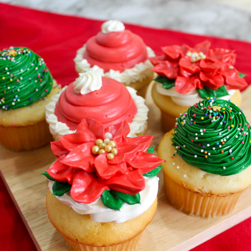 Christmas Cupcake Assortment