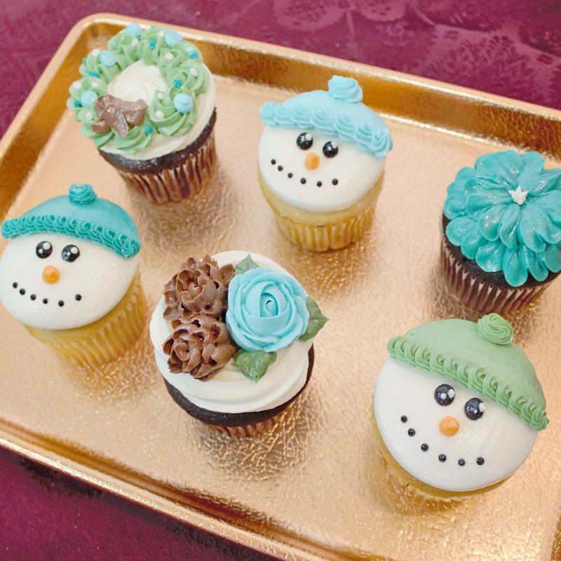 Winter Themed Cupcakes