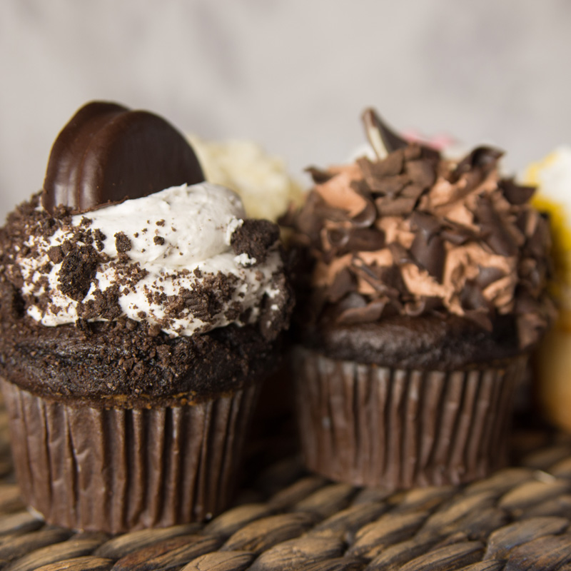 Oreo & Triple Chocolate Cupcakes
