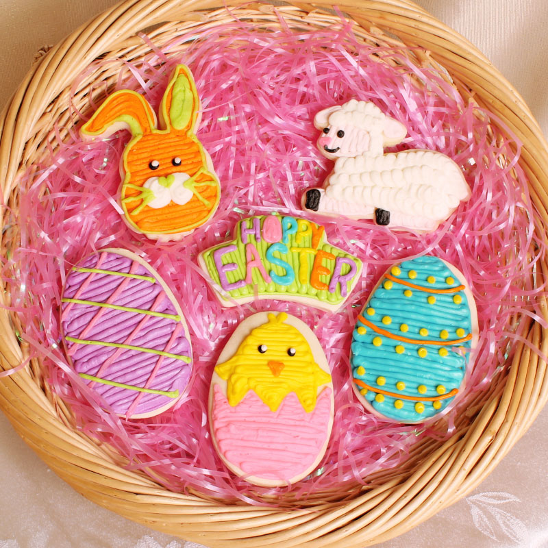 Classic Easter Iced Cut-Out Sugar Cookies