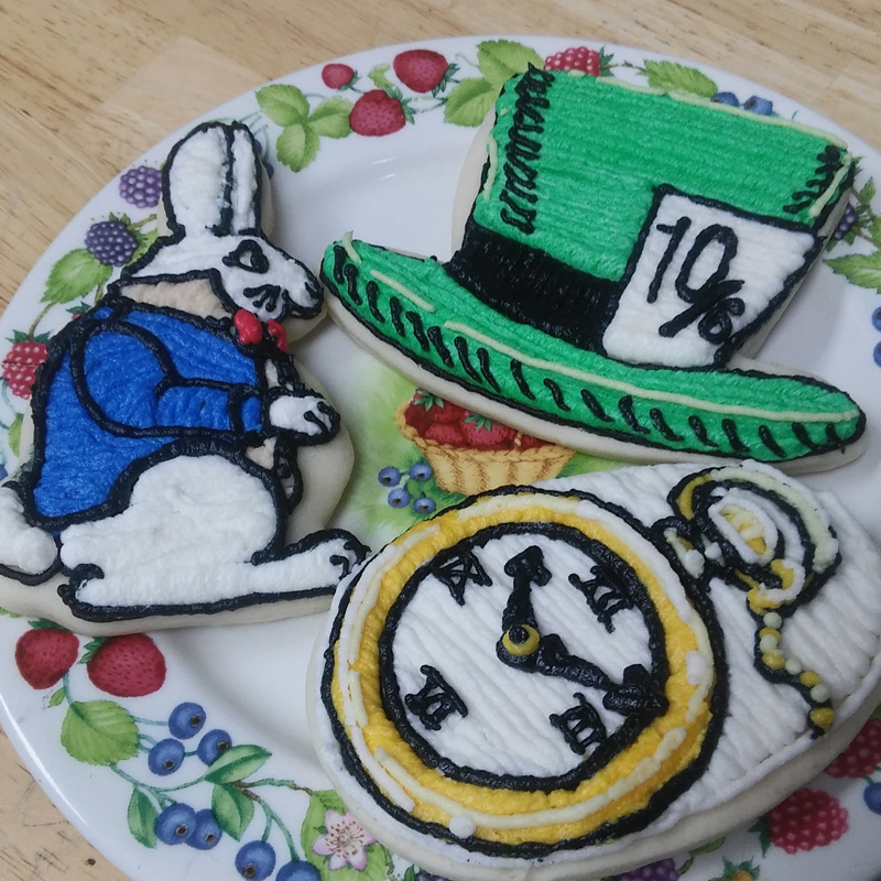 Alice In Wonderland Cookies