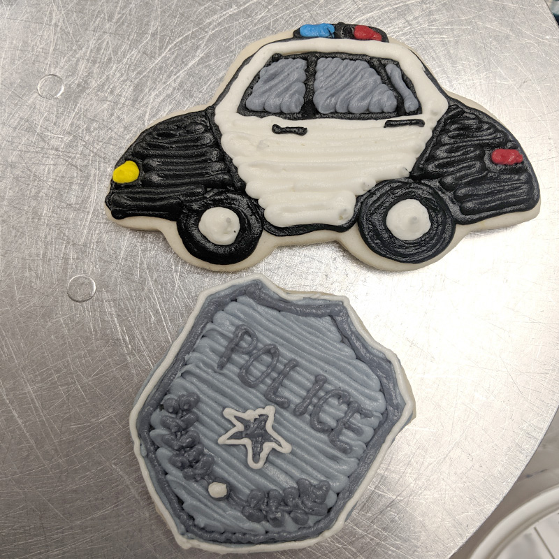 Police Themed Cookies