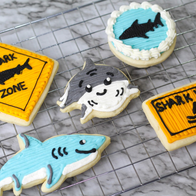 Shark Week Cookies