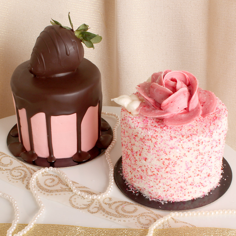 Valentines Day Themed Mini Cake